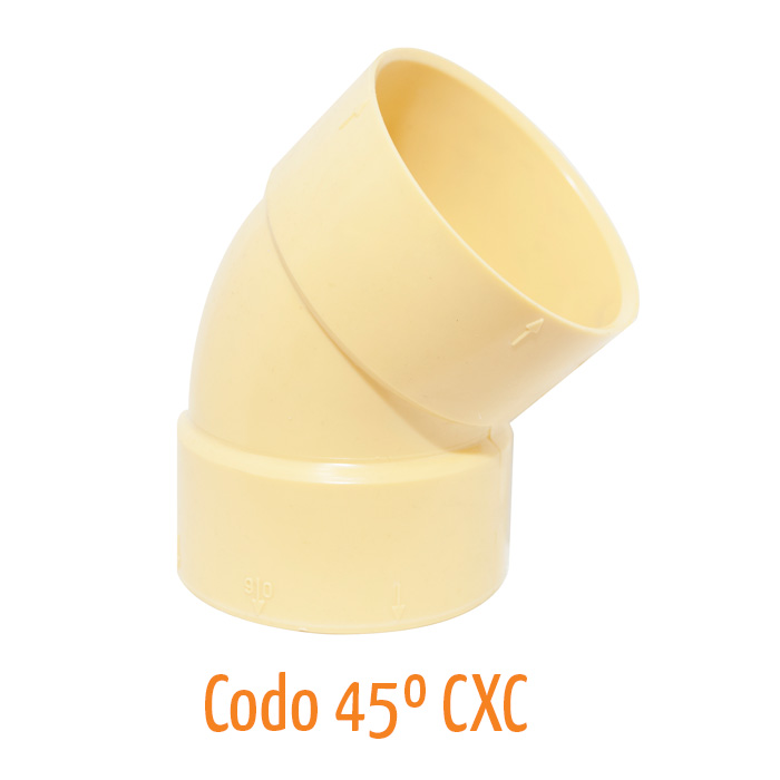 Codo PVC Sanitario Cxc