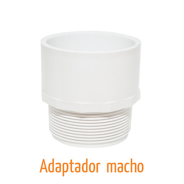 Adaptador PVC Macho