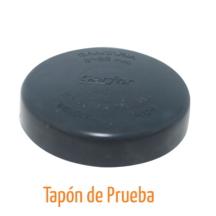 Tapon PVC Prueba Sanitario